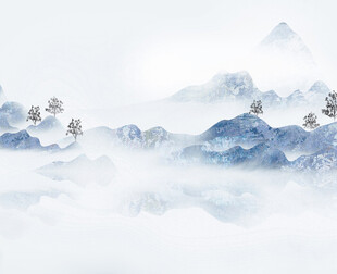 水墨山水意境图