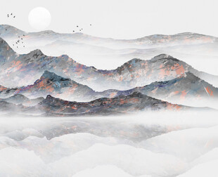 水墨山水意境图