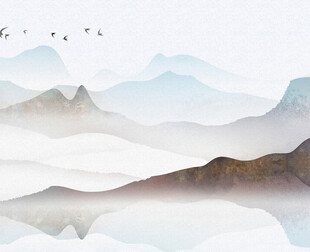 水墨山水意境图