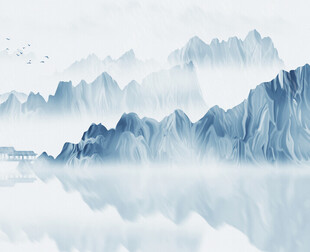 水墨山水意境图