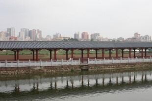 湛江水边长廊景观