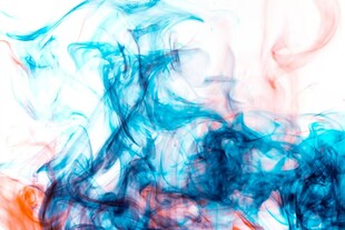 彩色墨水在水中舞动电脑壁纸