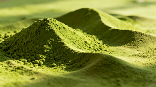 抹茶粉沙丘特写