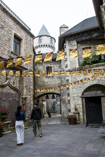 欧式古巷装饰美景