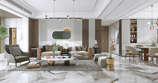 现代时尚客厅室内设计