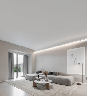 现代简约风格的明亮客厅