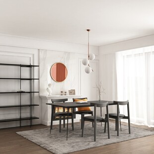 简约现代风格餐厅室内场景