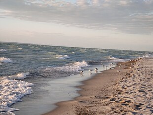 新疆福海县乌伦古湖