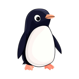 卡通企鹅