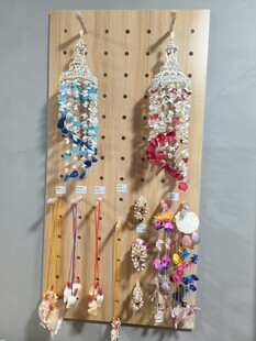 手工串珠钥匙链展示