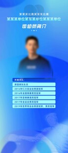 男士商务形象展示海报