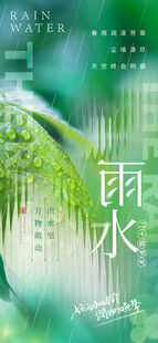雨水海报 