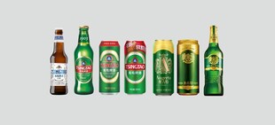 青岛奥古特酒瓶抠图