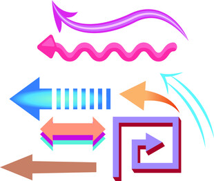 多样箭头图标集合