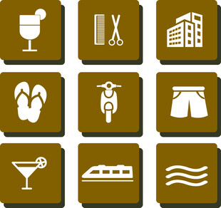 生活娱乐图标集合