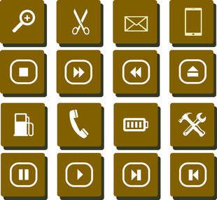 旅行相关图标集合