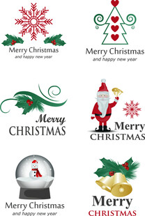 圣诞元素图标集