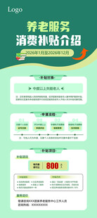 清新简约活动简介海报