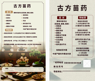 古方苗药产品信息展示