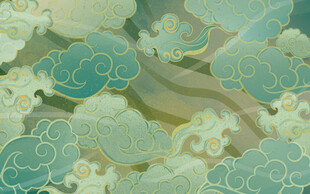 梦幻云海中的奇幻景象