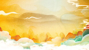 梦幻云端山林美景