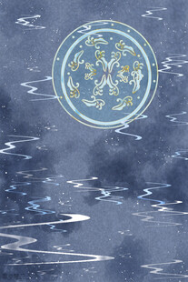 梦幻星空与神秘符号图案