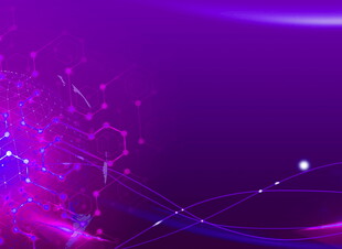 梦幻紫色科技感线条背景