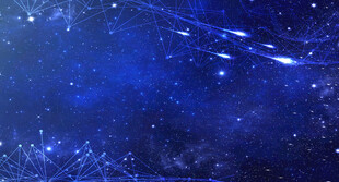 梦幻星空流星划过天际