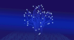 科技感发光树梦幻视觉