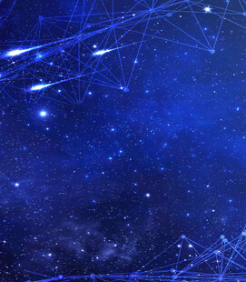 梦幻星空线条背景图