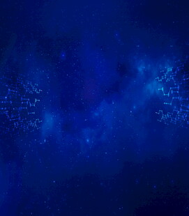 梦幻深邃星空背景图