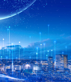 梦幻科技城市夜景