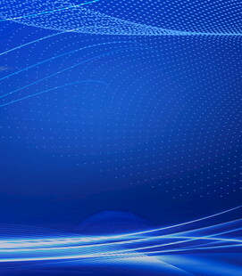 蓝色科技风线条背景图