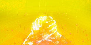 梦幻色彩中的抽象物体