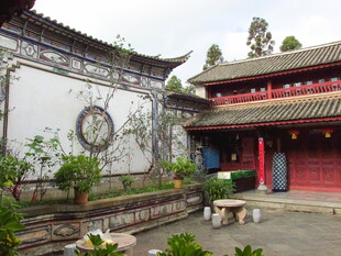 中式庭院古建筑景观