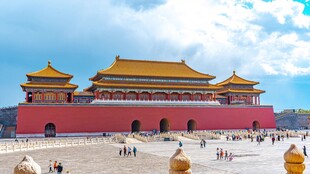 北京故宫午门壮丽景观