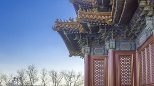 中式古建筑一角