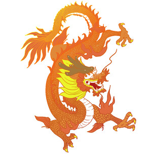 传统中式祥龙图案