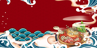 端午龙舟粽主题节日插画