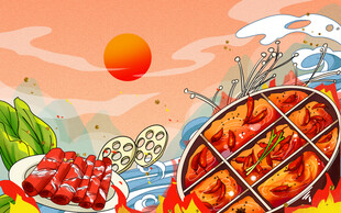 夏日海鲜烧烤欢乐时光