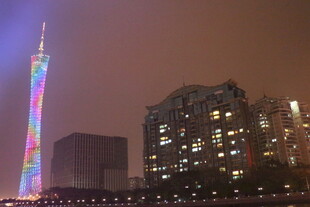 广州塔夜景璀璨迷人