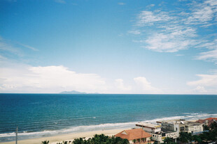 海滨城市美丽海景风光