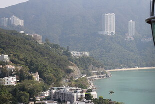 香港海边景致与缆车风光