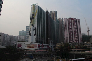 城市高楼建筑群景观