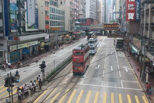 香港城市街道景象