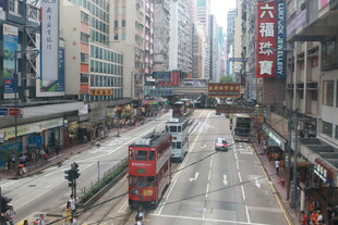 香港繁忙街道景象