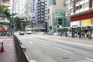香港城市街道日常景象
