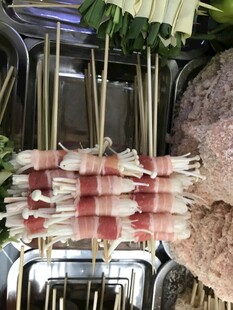 美味涮串 培根卷竹签串串香