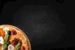 美味披萨特写电脑壁纸