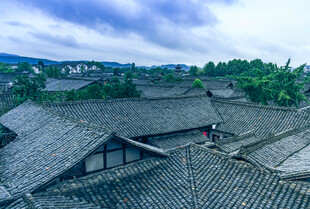 古村落屋顶风光